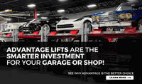 Advantage Lifts are the Smarter Investment for Your Garage or Shop!