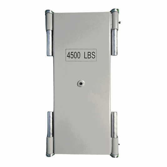 Rolling Jack Tray with 4500 lbs capacity fitting inside lift rails for hydraulic or air bag jacks