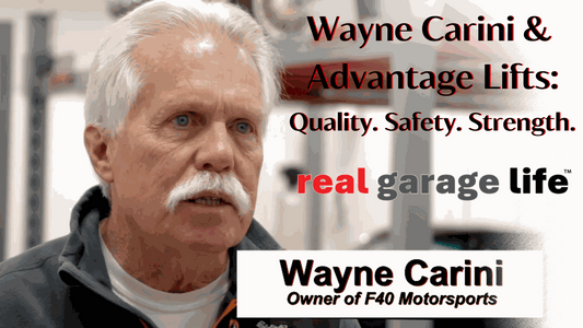 Wayne Carini & Advantage Lifts: Quality • Safety • Strength