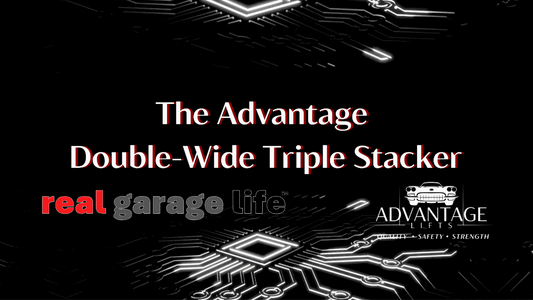 The Advantage Lifts Double-Wide Triple Stacker