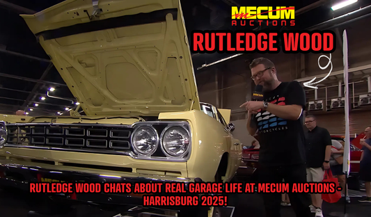 Rutledge Wood chats about Real Garage Life at Mecum Auctions - Harrisburg 2025!