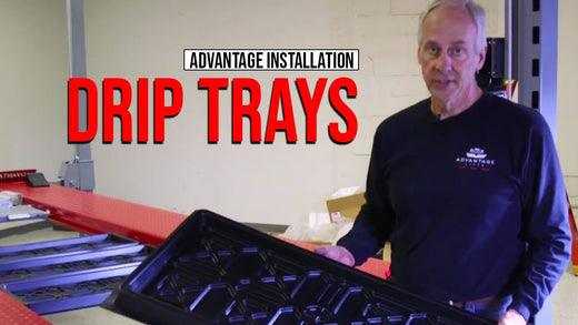 Advantage Lifts drip tray installation video tutorial