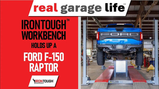 IronTough™ Workbench comparison with Ford F-150 Raptor in video demonstration