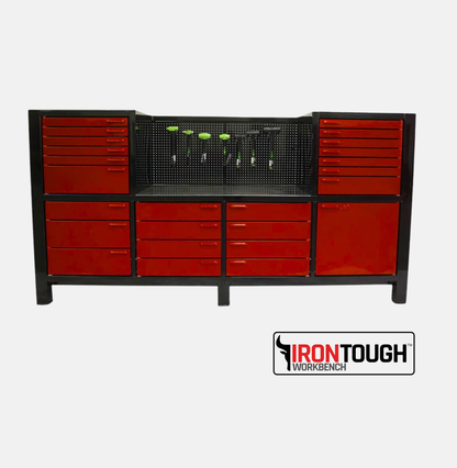 IronTough™ 6 Bay Space Saver Workbench