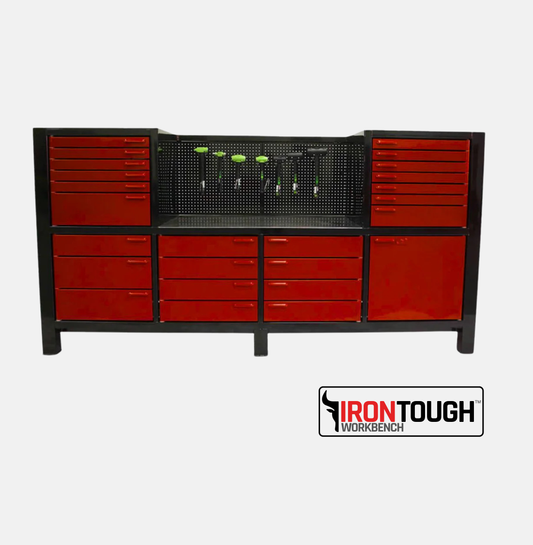 IronTough™ 6 Bay Space Saver Workbench
