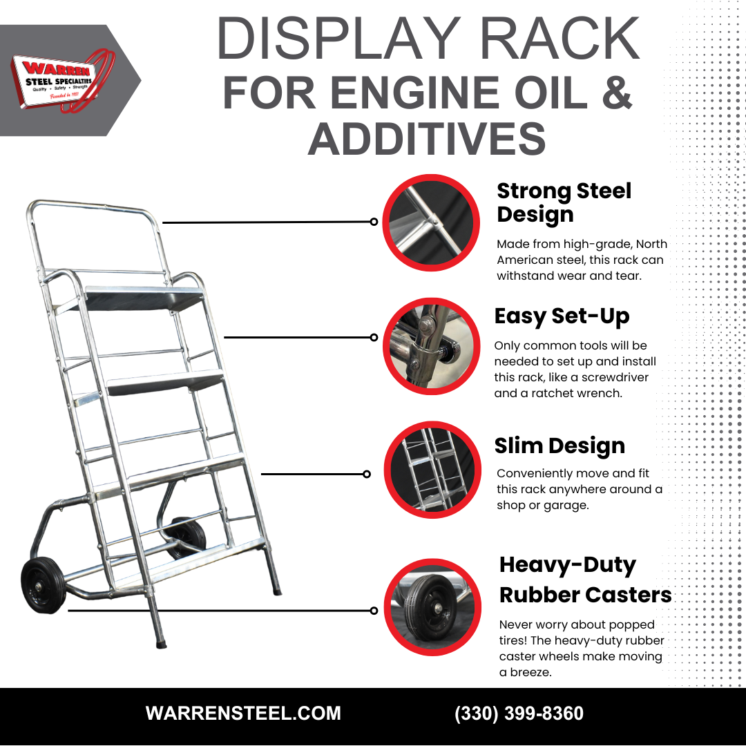 Display Rack for Engine Oil & Additives