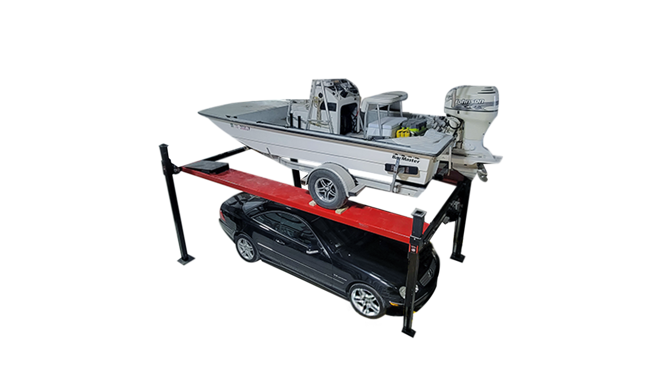 Backyard Buddy Boat Trailer Lift (B-4P8BT) | 8,000 LBS. 4-Post Lift